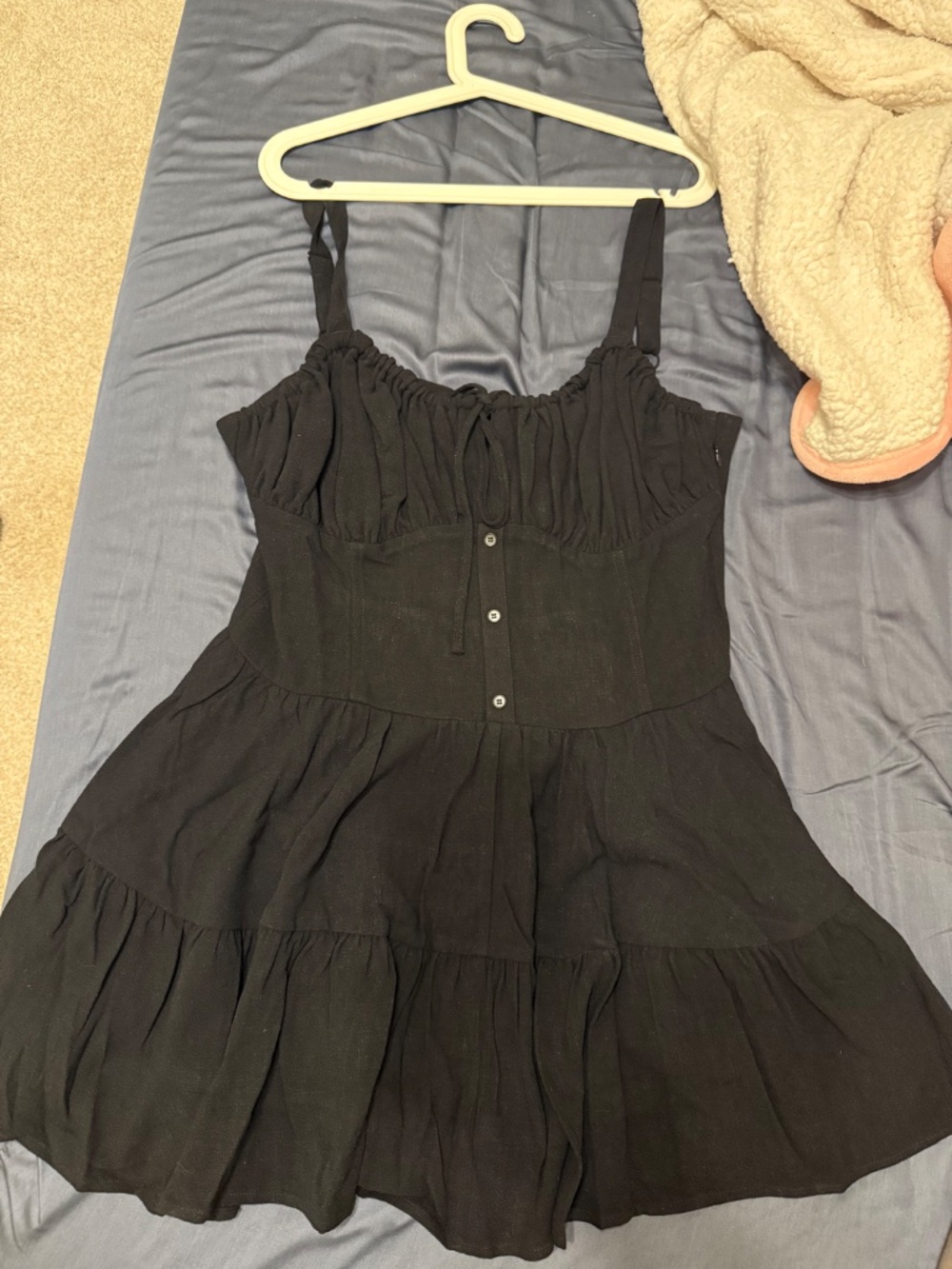 Forest Ink Clara Milkmaid Mini Dress - Picture 2 of 4